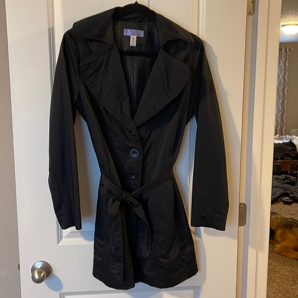 Nine & Co. Jackets & Blazers - NINE & CO by NINE WEST • SIZE SMALL TRENCH COACH BLACK